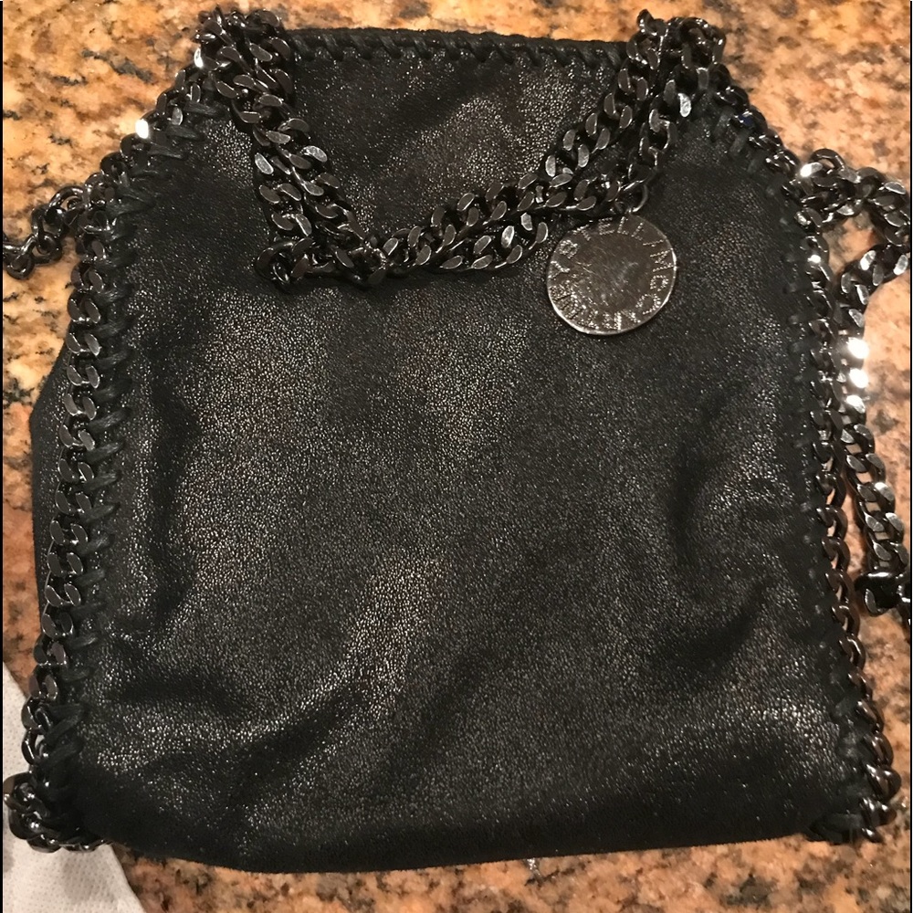 Stella McCartney Shaggy Deer Faux Leather Tote